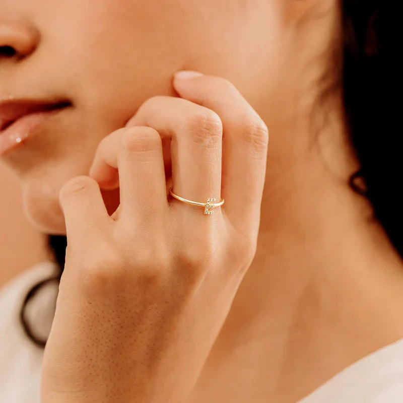 RADIANT LOVE INITIAL RING