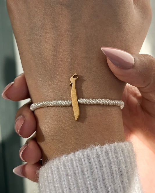 Rope Initial Bracelet