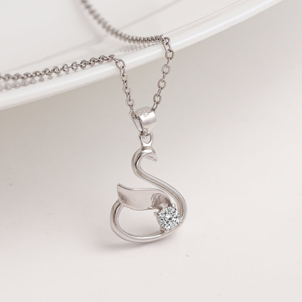 Swan Signature Necklace - 925 Silver
