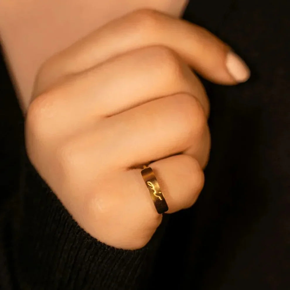 Patience Bar Ring