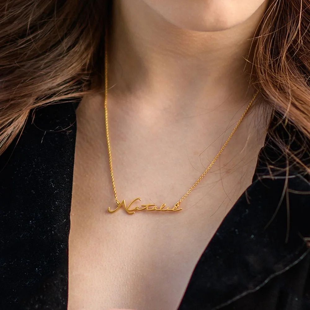 Simple Signature Necklace