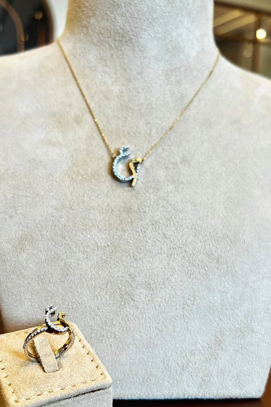 Arabic Initial Necklace