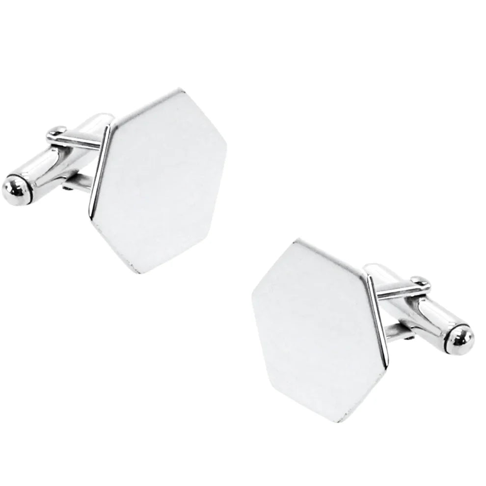 CLASSIC HEXAGON CUFFLINKS