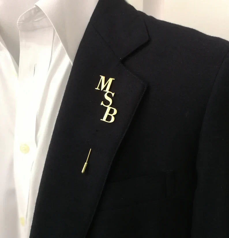 INITIAL LAPEL PIN