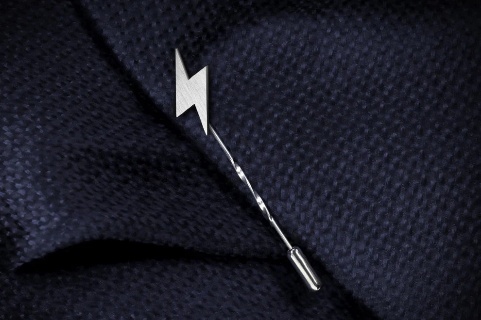 LIGHTNING BOLT LAPEL PIN