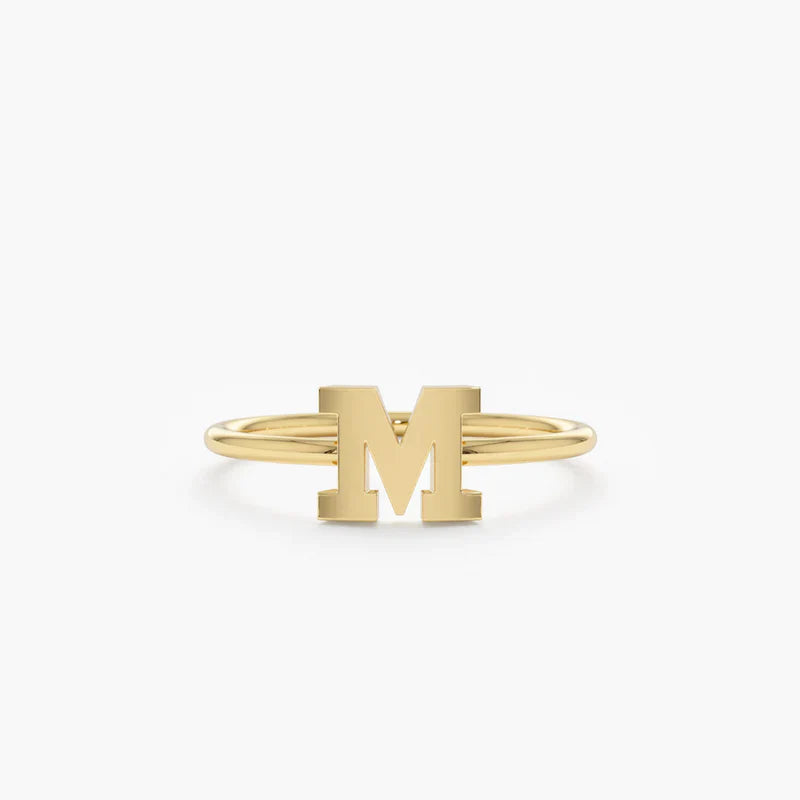 CHROME INITIAL RING