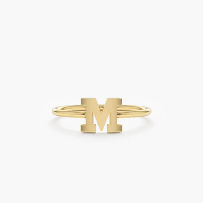 CHROME INITIAL RING