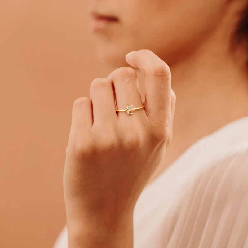 RADIANT LOVE INITIAL RING