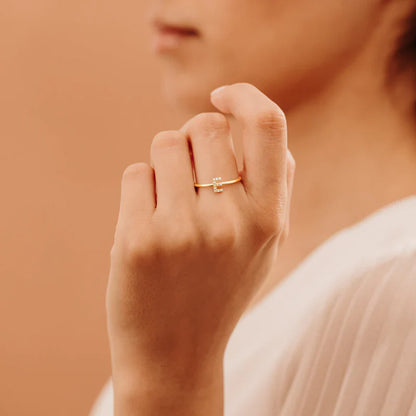 RADIANT LOVE INITIAL RING