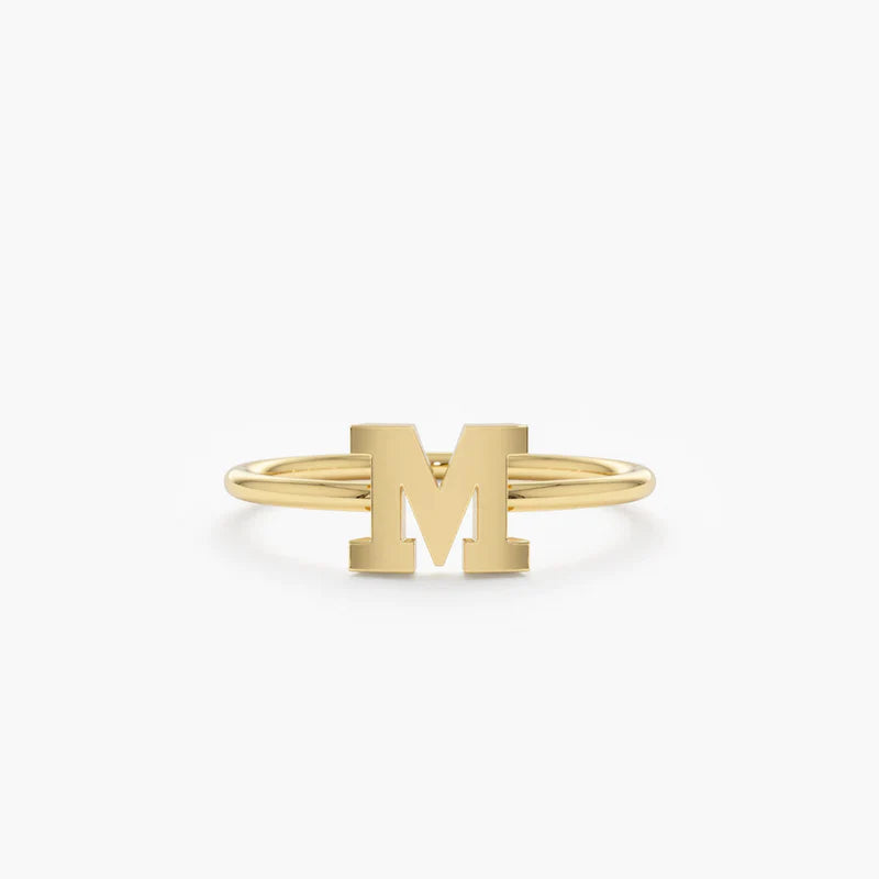 CHROME INITIAL RING