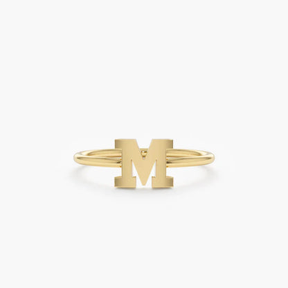 CHROME INITIAL RING