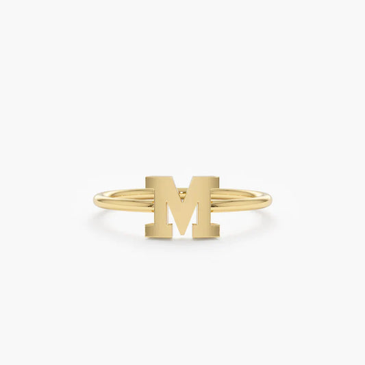 CHROME INITIAL RING