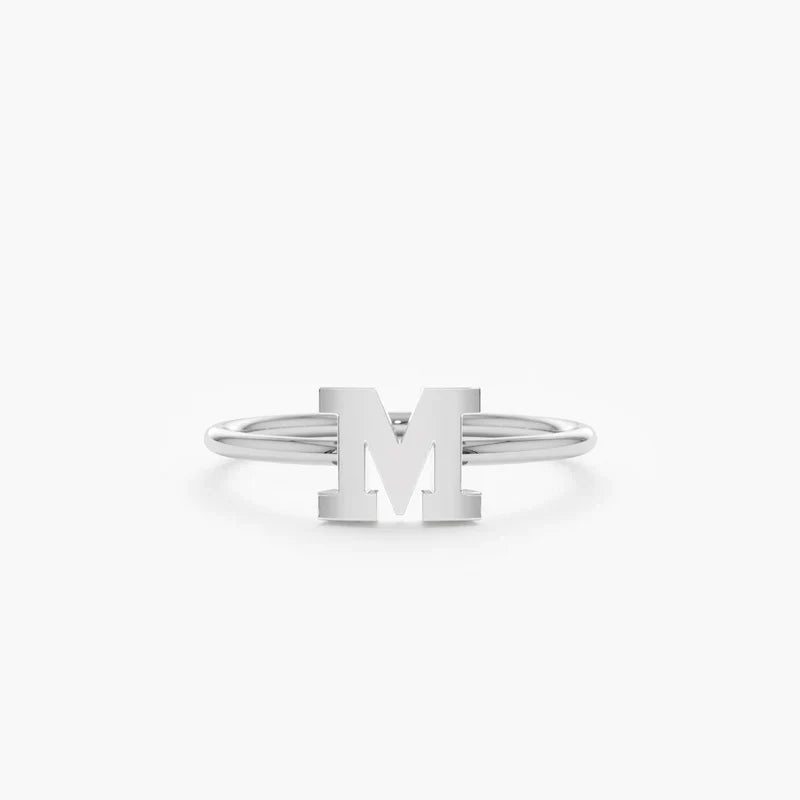 CHROME INITIAL RING