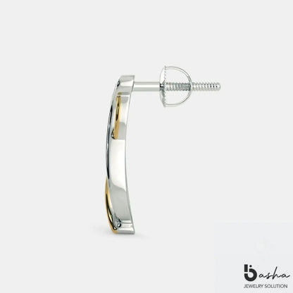 Twisted Diamond Earrings