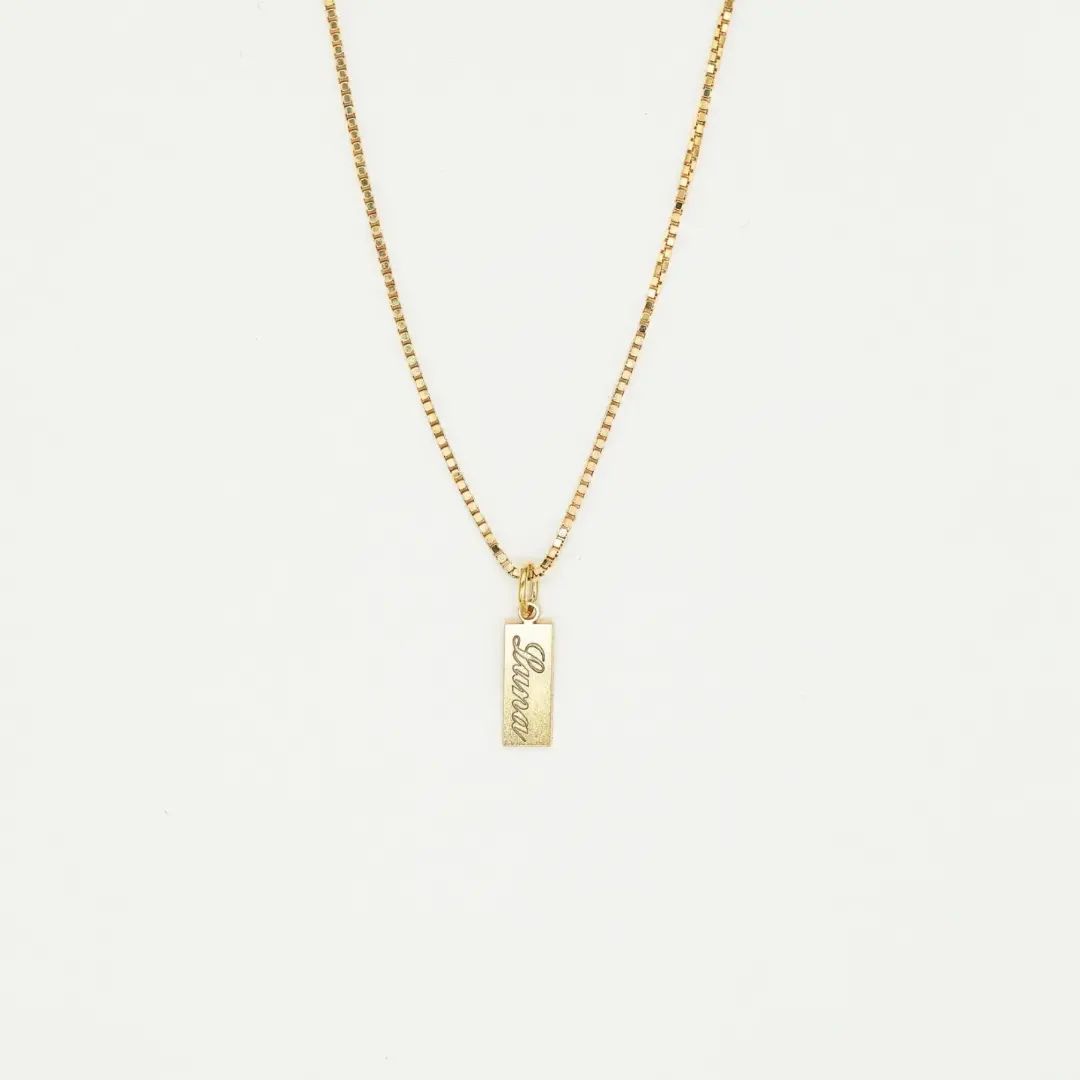 Tiny Tag Necklace