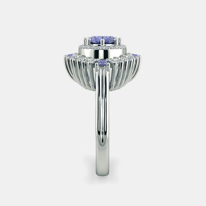 Elite Blue Ring - 925 Silver