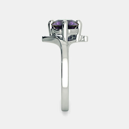 Premium Ezra Amethyst Ring - 925 Silver