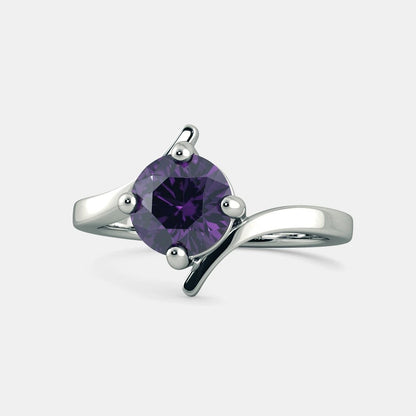 Premium Ezra Amethyst Ring - 925 Silver