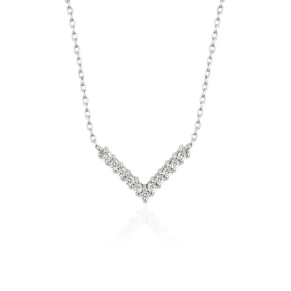 Diamond Chevron Necklace