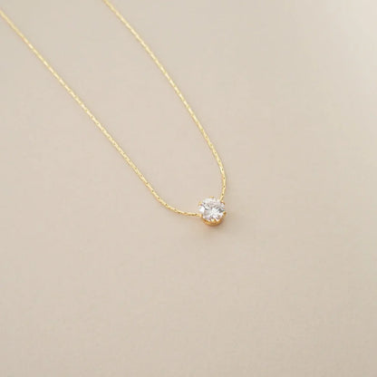 One Diamond Necklace