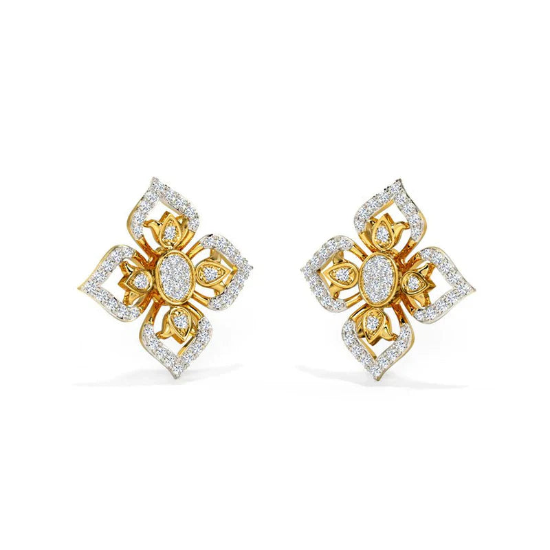 Marina Stud Earrings - 925 Silver