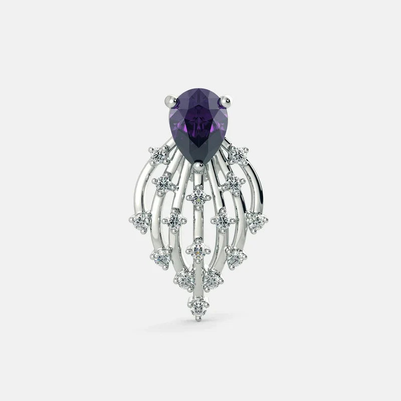 Purple Nile Earrings - 925 Silver