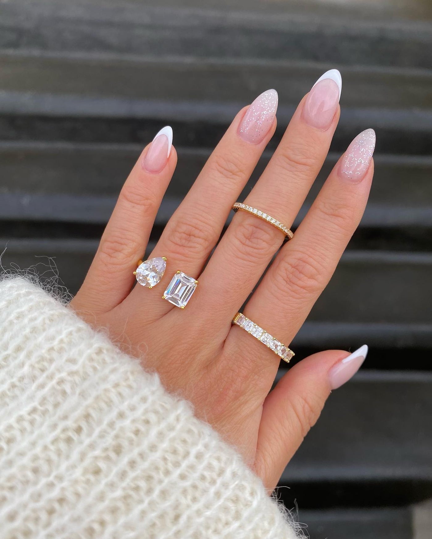 Petite X Ring - 925 Silver