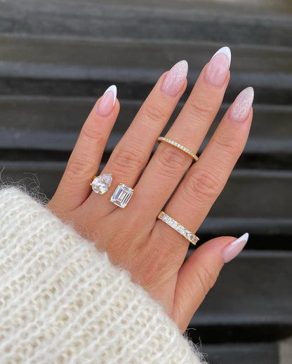 Petite X Ring - 925 Silver